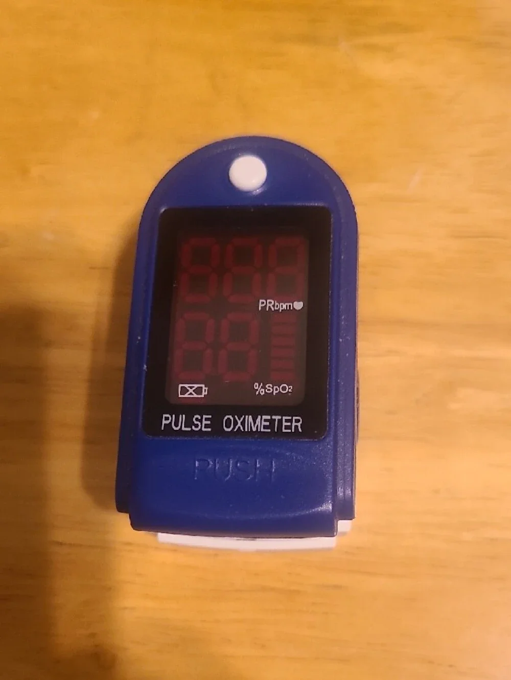 FaceLake Pulse Oximeter - Blue & White LED Display